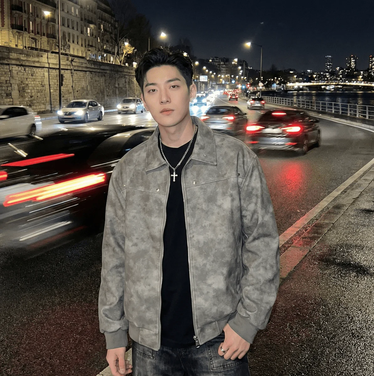 GS No. 111 Suede Bomber Jacket