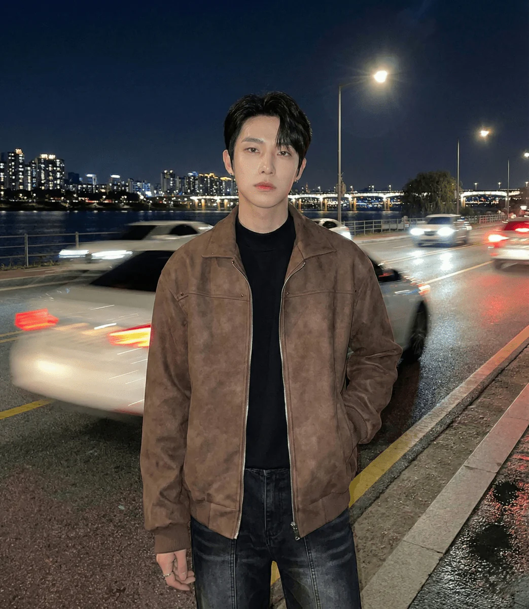 GS No. 111 Suede Bomber Jacket - Image 2