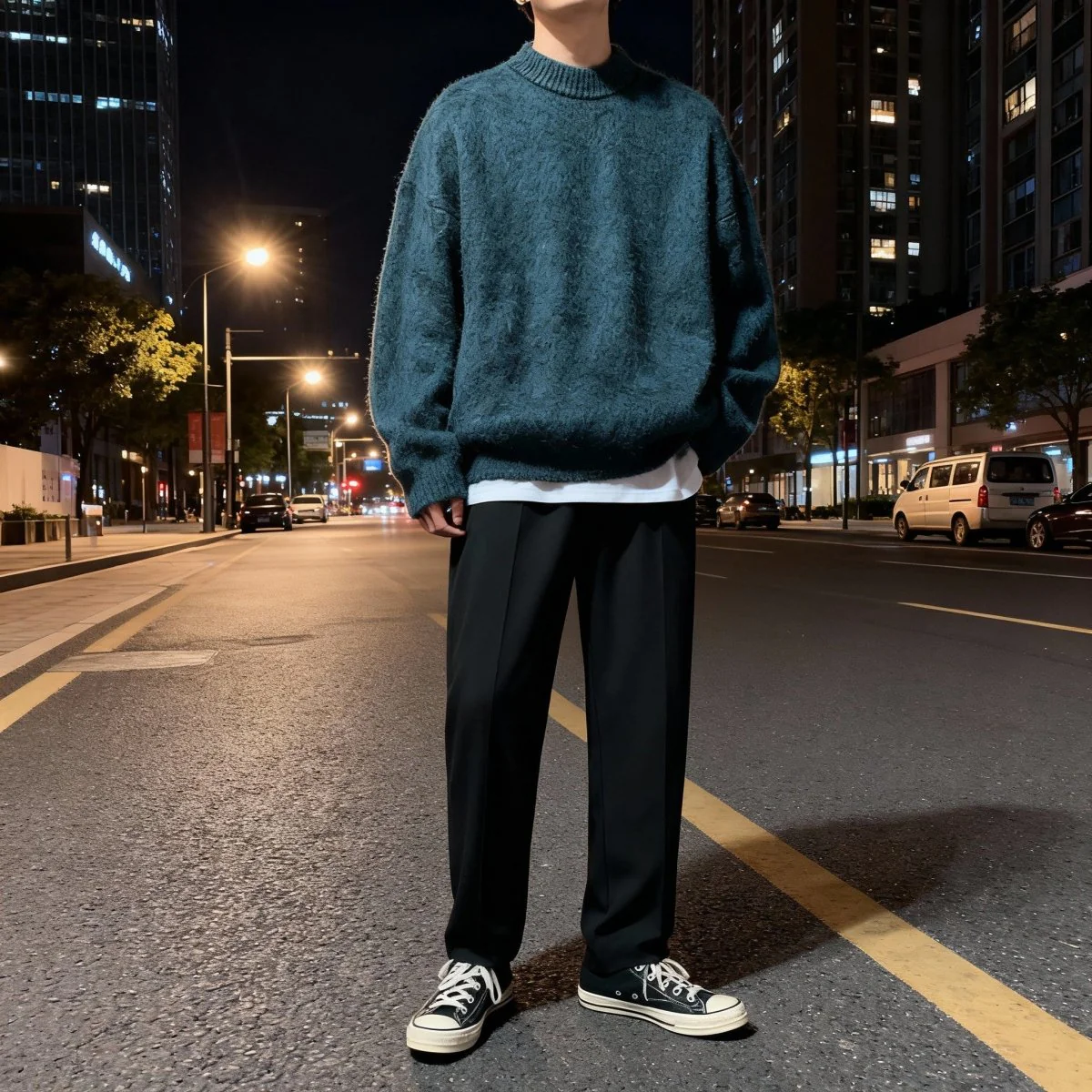 GS No. 160 Loose Sweater - Image 8
