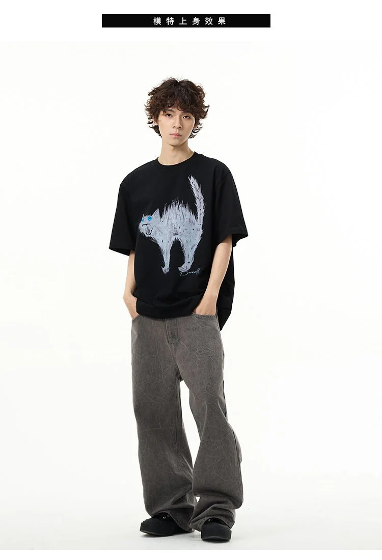 GS No. 286 Cat T-shirt - Image 3