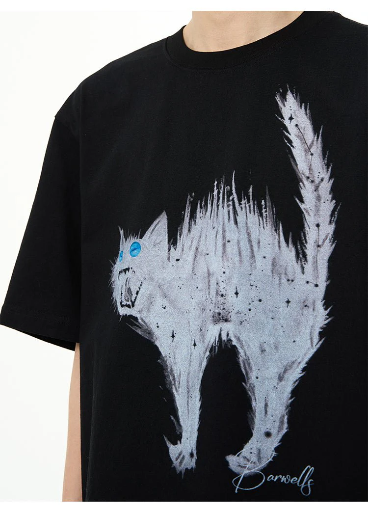GS No. 286 Cat T-shirt - Image 4