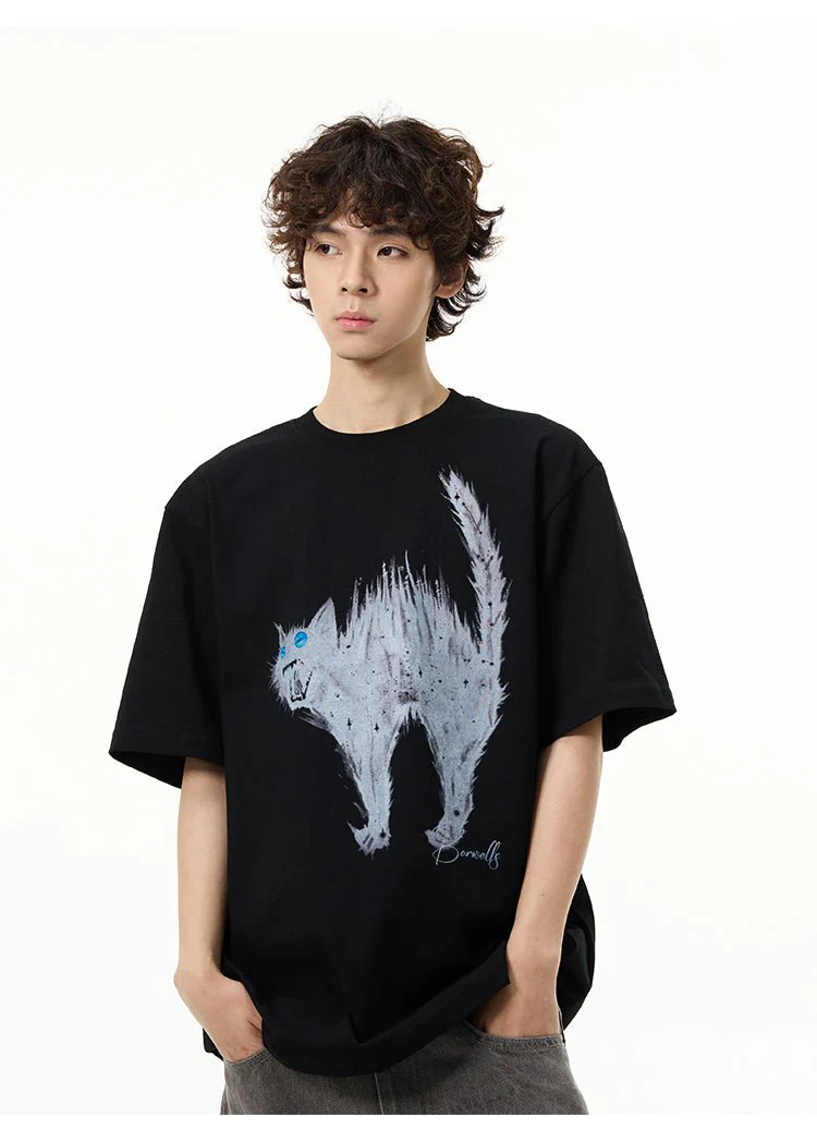 GS No. 286 Cat T-shirt - Image 7