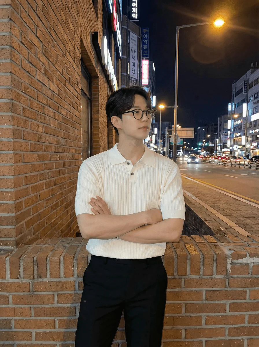 GS No. 3 Seoul Luxe Knit Polo - Image 2