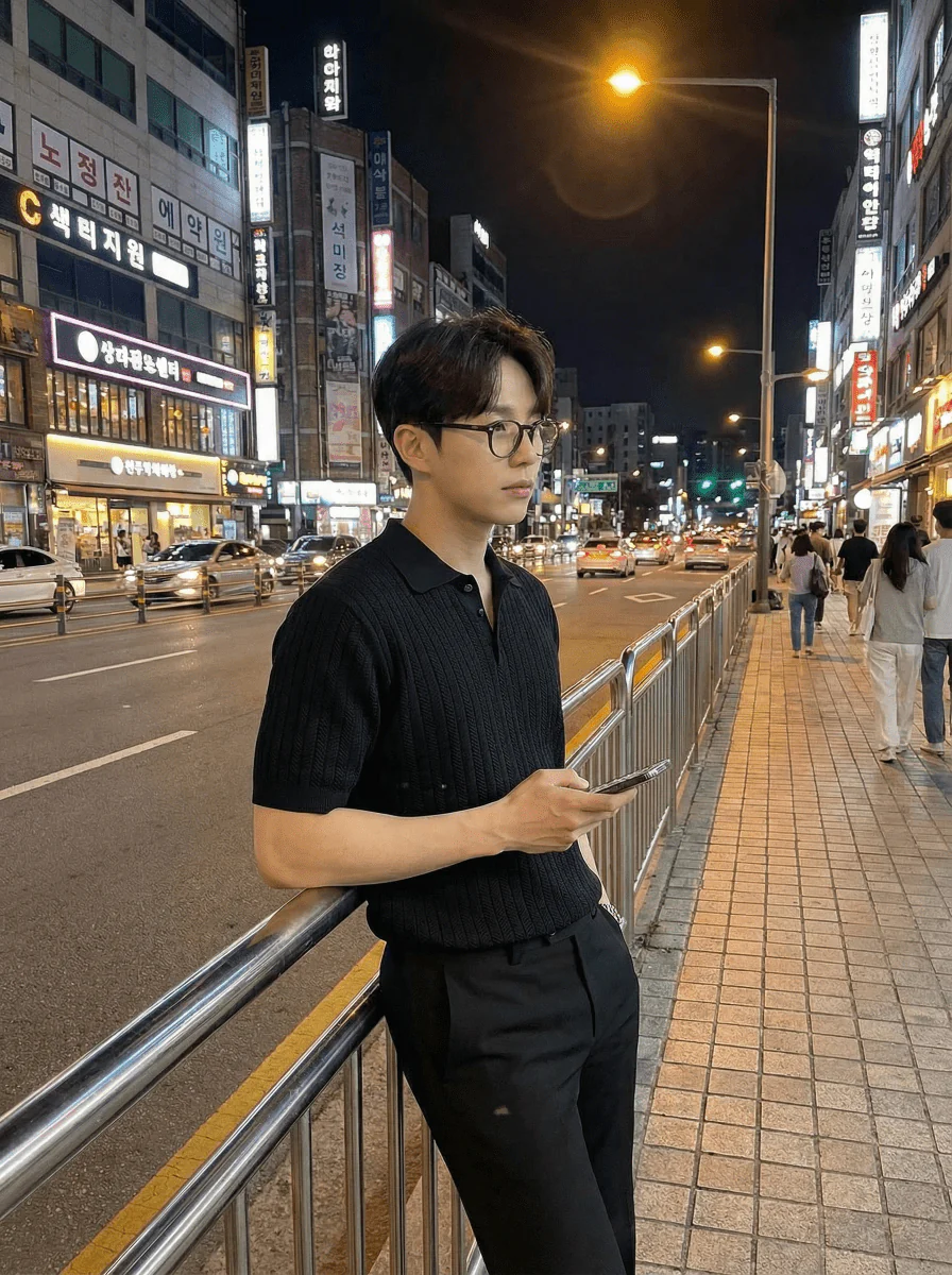 GS No. 3 Seoul Luxe Knit Polo - Image 3