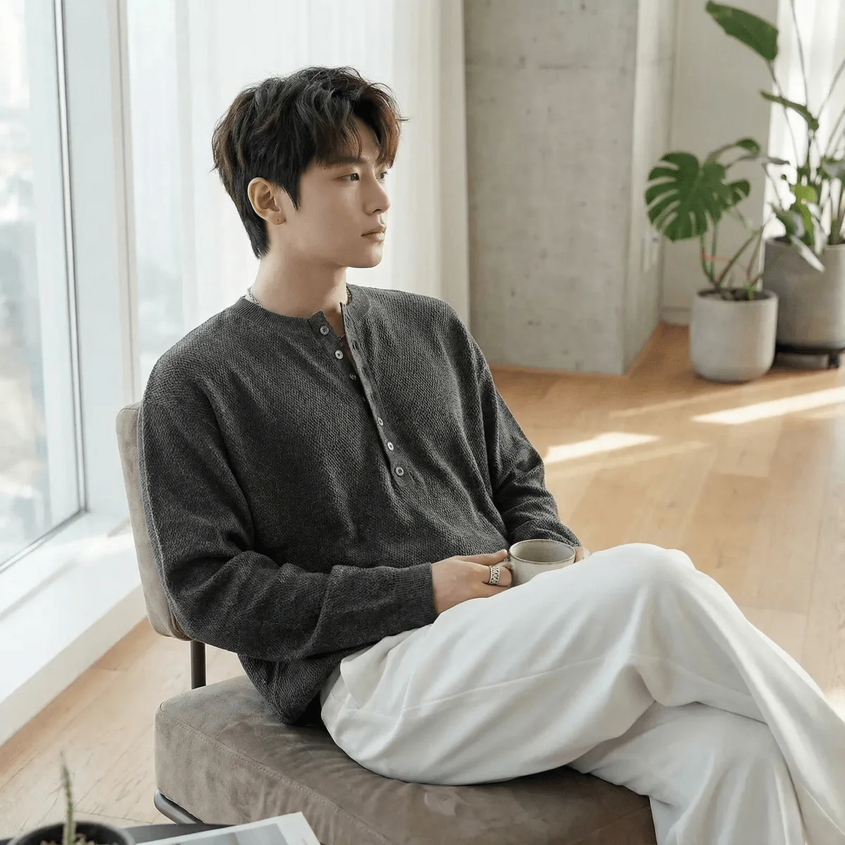 GS No. 359 Loose Thin Sweater - Image 2