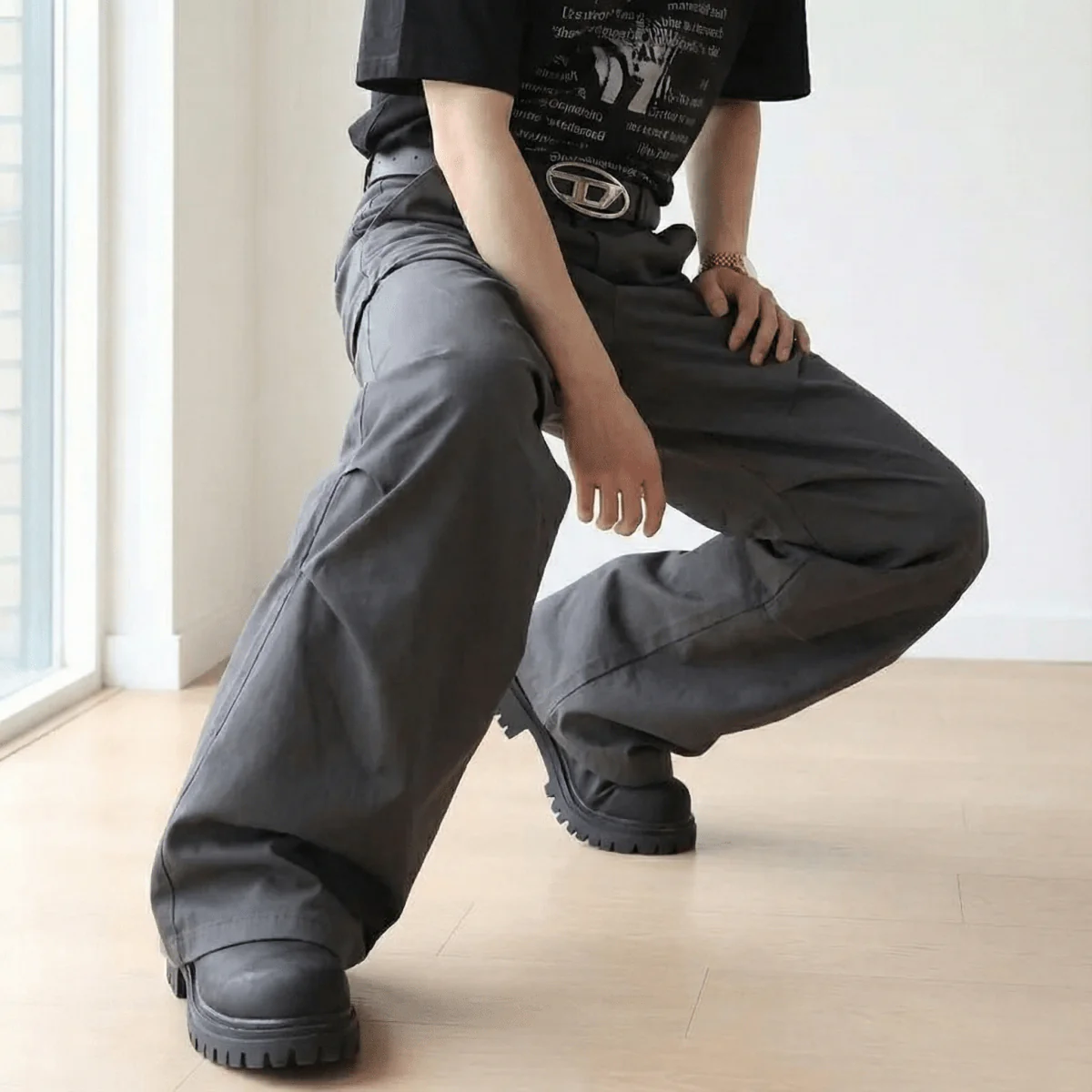 GS No. 374 Loose Design Pants - Image 2
