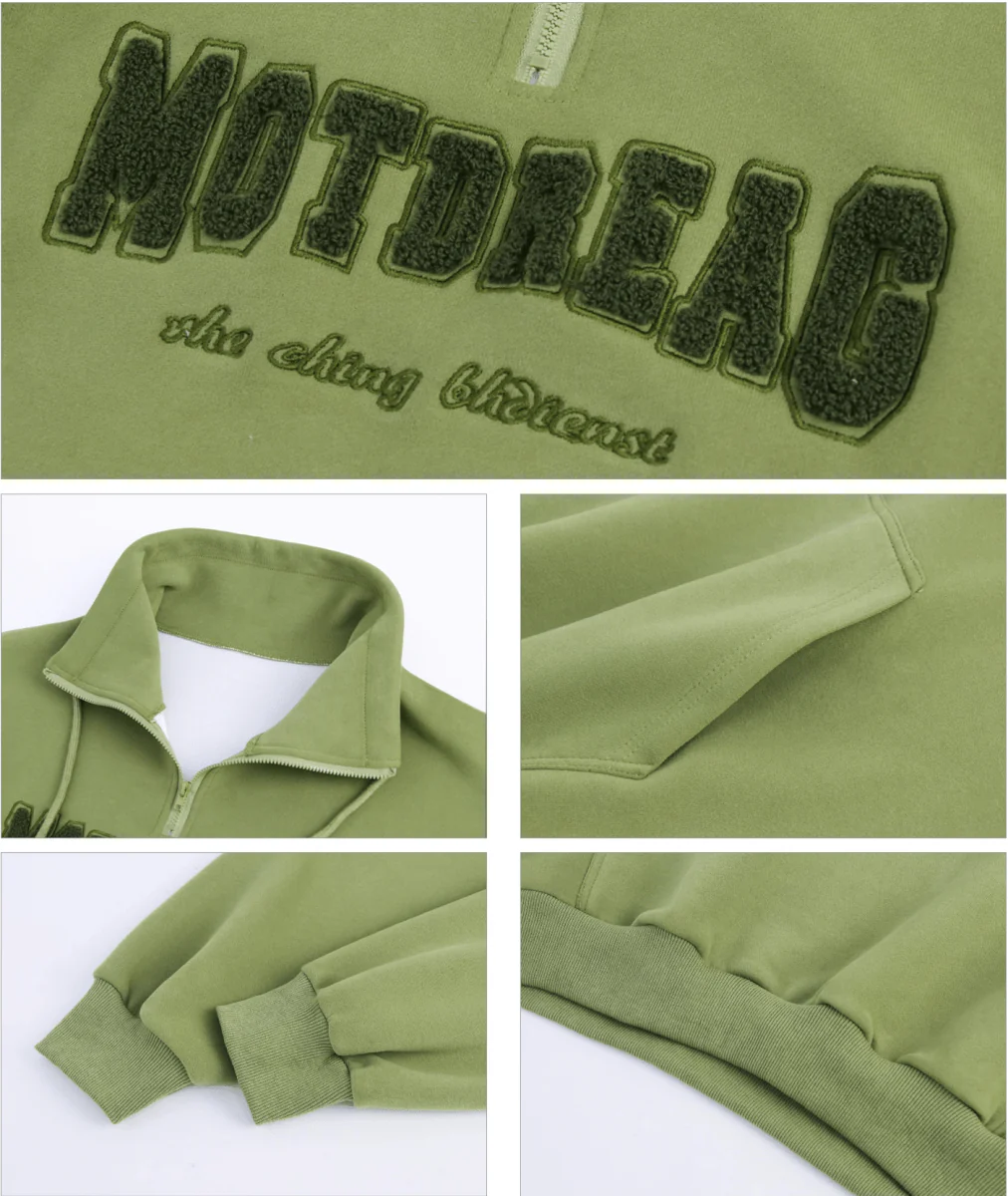 GS No. 407 Motoreag Quarter-zip Sweater - Image 5