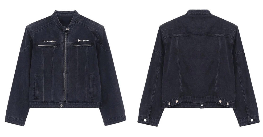 GS No. 408 Washed Denim Jacket - Image 4