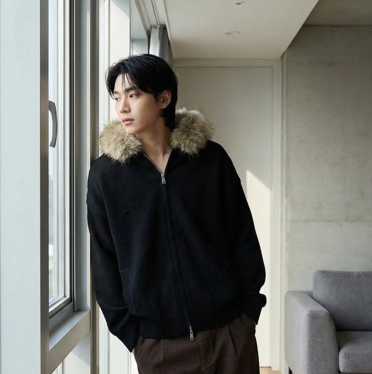 GS No. 415 Fur Collar Jacket - Image 2